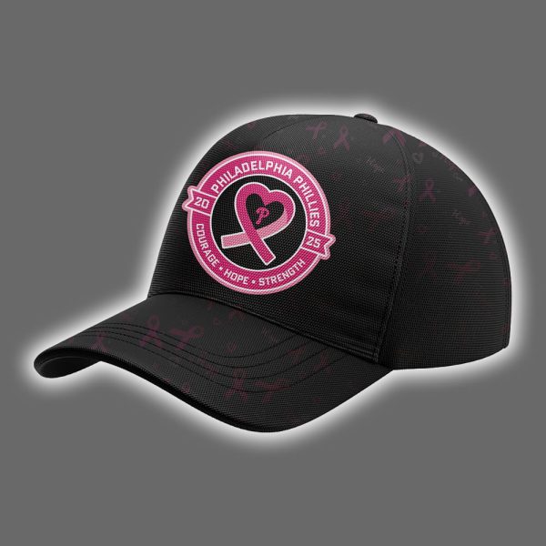 Phillies Breast Cancer Awareness Night 2025 Hoodie Joggers Cap 3