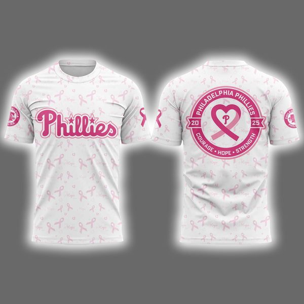 Phillies Breast Cancer Awareness Night 2025 Shirt