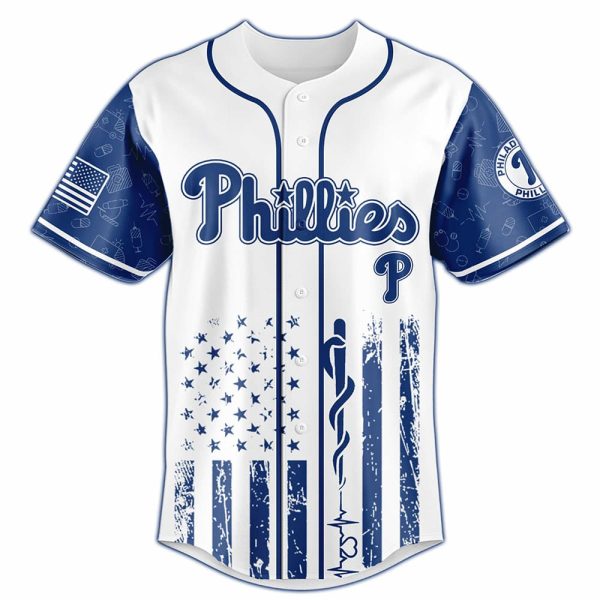 Phillies Emergency Medical Technician Appreciation Night Jersey 2025 2