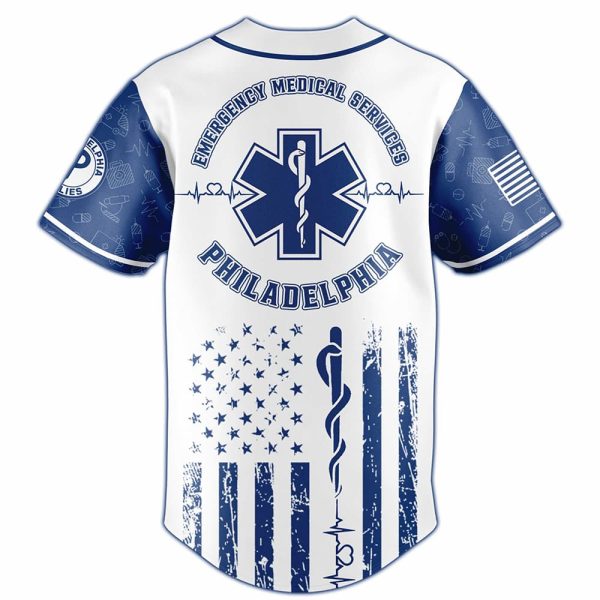 Phillies Emergency Medical Technician Appreciation Night Jersey 2025 3