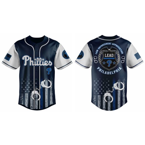Phillies Law Enforcement Appreciation Day Jersey 2025
