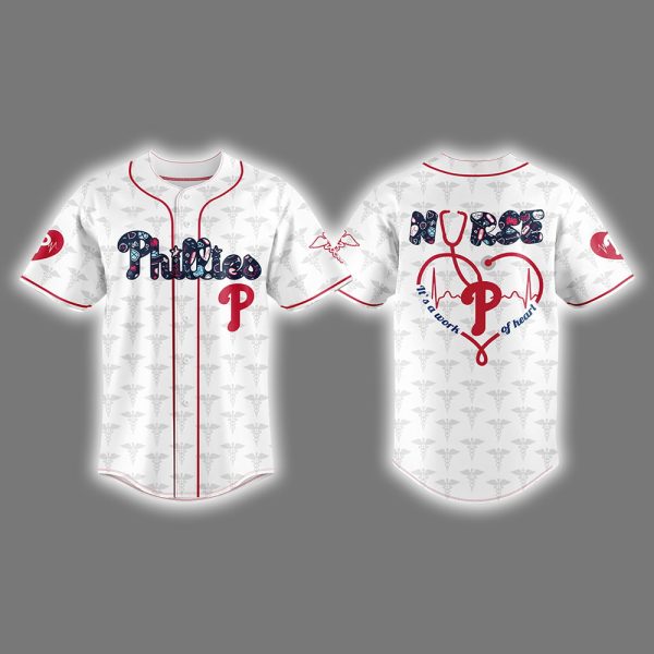 Phillies Nurses Night 2025 Baseball Jersey
