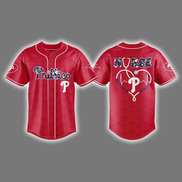 Phillies Nurses Night 2025 Baseball Jersey 2