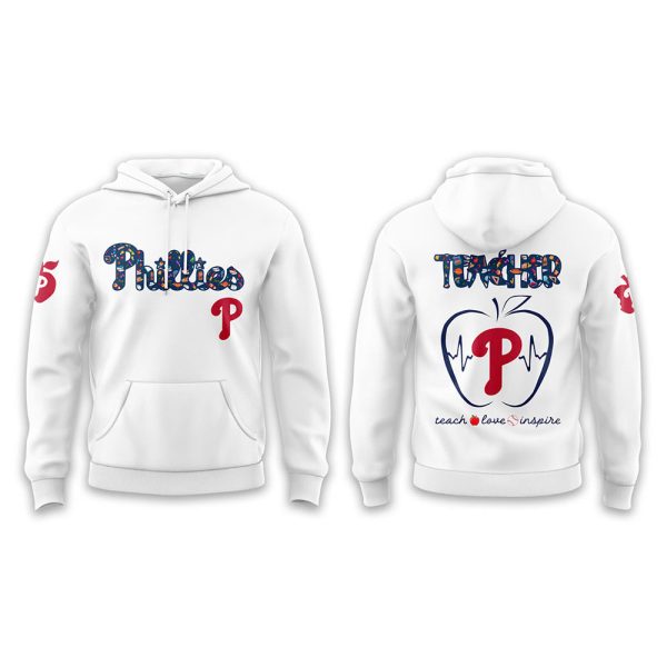 Phillies Teacher Appreciation Night 2025 Hoodie Joggers Cap 4