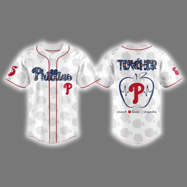 Phillies Teacher Appreciation Night 2025 Jersey 2