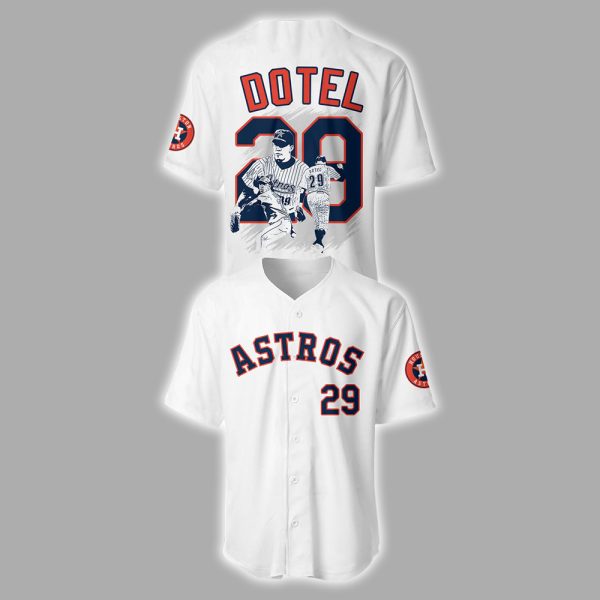 RIP Octavio Dotel 29 Astros Jersey
