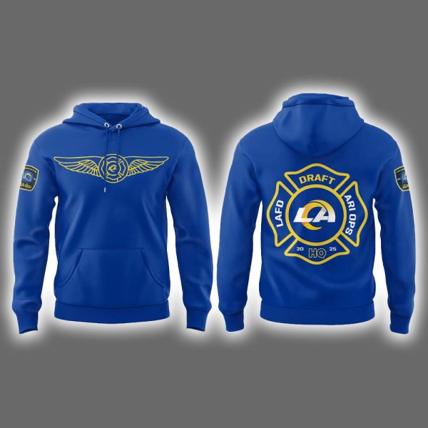 Rams 2025 LAFD Air Operations Hoodie