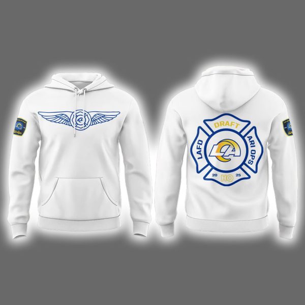 Rams 2025 LAFD Air Operations Hoodie 4