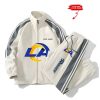 Rams Football Unisex Style Versatile Sport Set Jacket And Pants