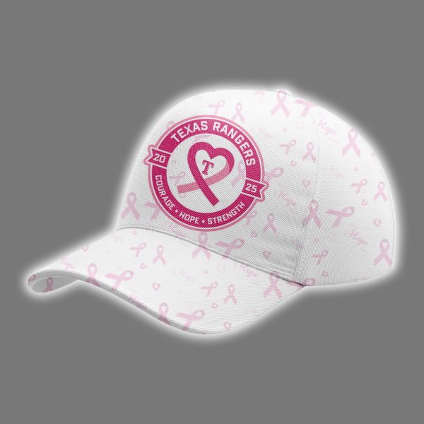 Rangers Breast Cancer Awareness Night 2025 Hat