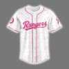 Rangers Breast Cancer Awareness Night 2025 Jersey 2