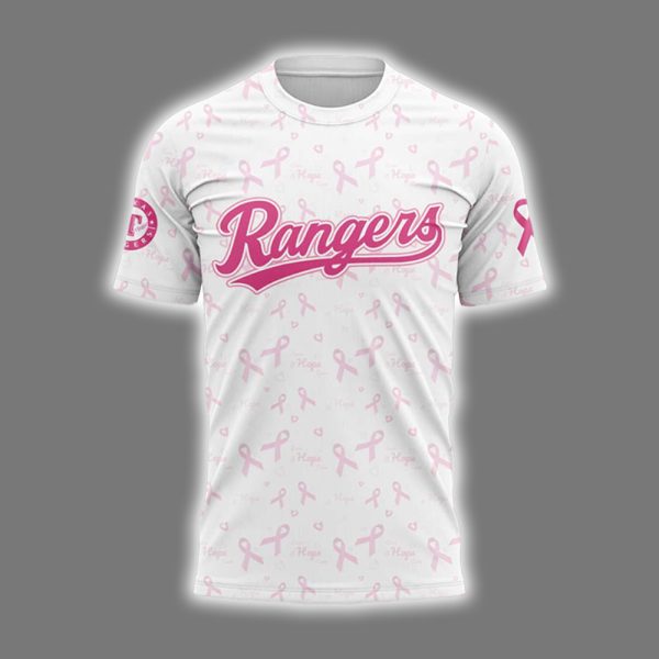 Rangers Breast Cancer Awareness Night 2025 Shirt 2