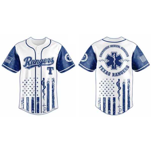 Rangers Emergency Medical Technician Appreciation Night Jersey 2025