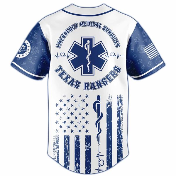 Rangers Emergency Medical Technician Appreciation Night Jersey 2025 3