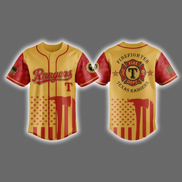 Rangers Firefighter Appreciation Night Jersey 2025