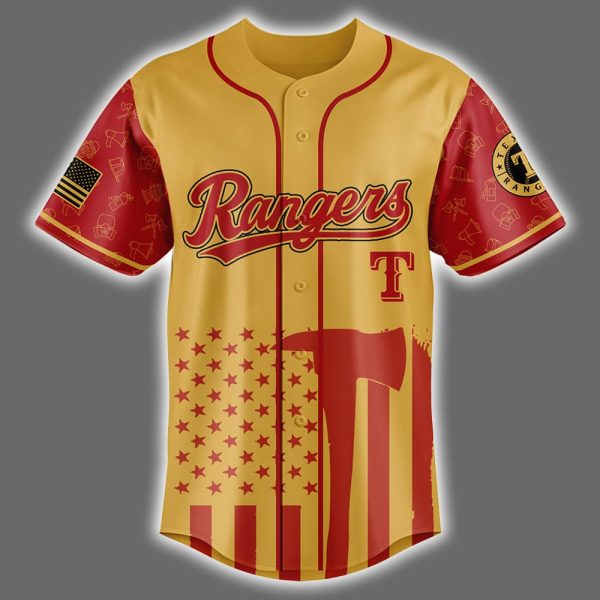 Rangers Firefighter Appreciation Night Jersey 2025 2