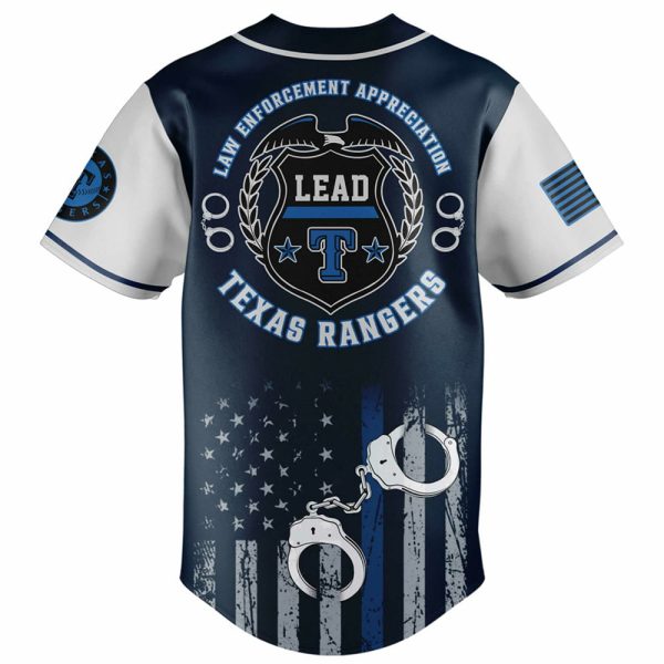Rangers Law Enforcement Appreciation Day Jersey 2025 3