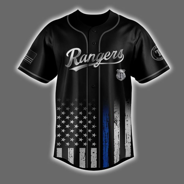 Rangers Law Enforcement Night Jersey 2025 2