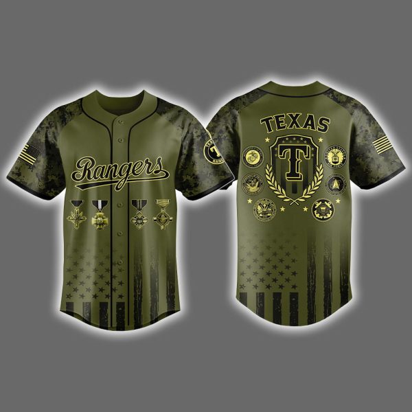 Rangers Military Appreciation Month Jersey 2025