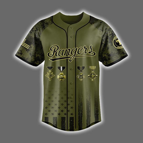 Rangers Military Appreciation Month Jersey 2025 2