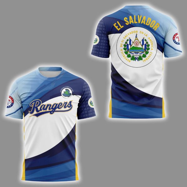 Rangers Salvadoran Heritage Day 2025 Shirt