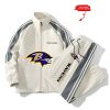 Ravens Football Unisex Style Versatile Sport Set Jacket And Pants