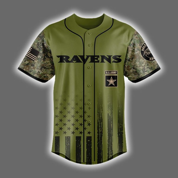 Ravens United States Army Military Appreciation Night Jersey 2025 2