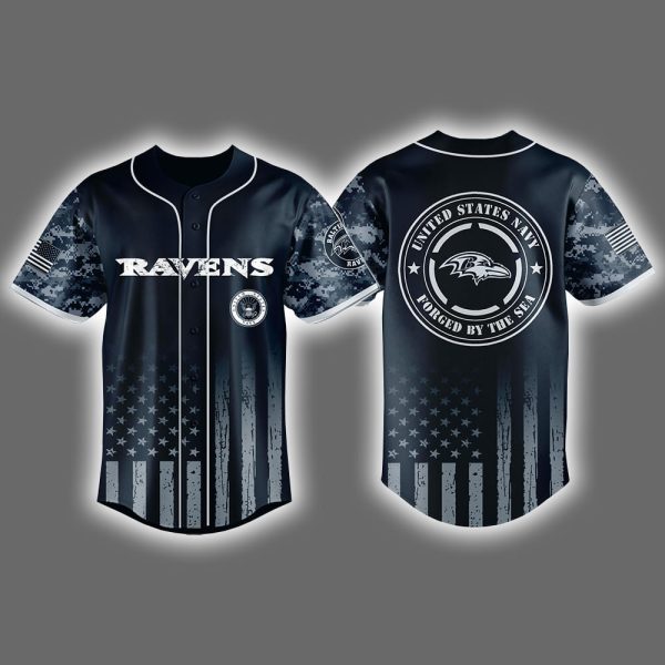 Ravens United States Navy Military Appreciation Night Jersey 2025