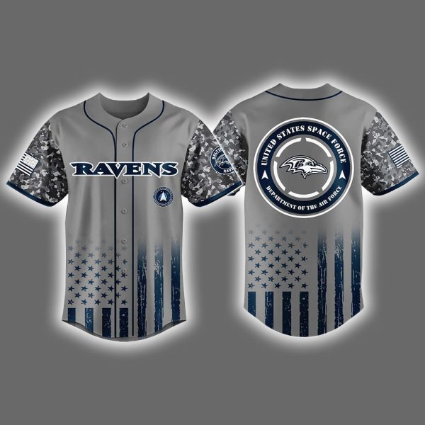 Ravens United States Space Force Military Appreciation Night Jersey 2025
