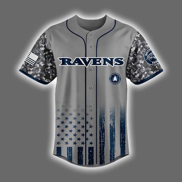 Ravens United States Space Force Military Appreciation Night Jersey 2025 2