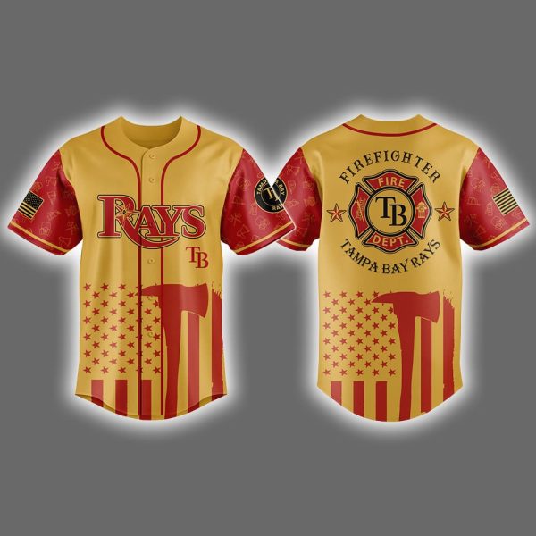 Rays Firefighter Appreciation Night Jersey 2025