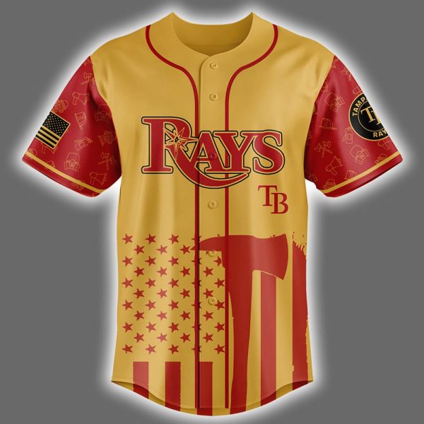 Rays Firefighter Appreciation Night Jersey 2025 2