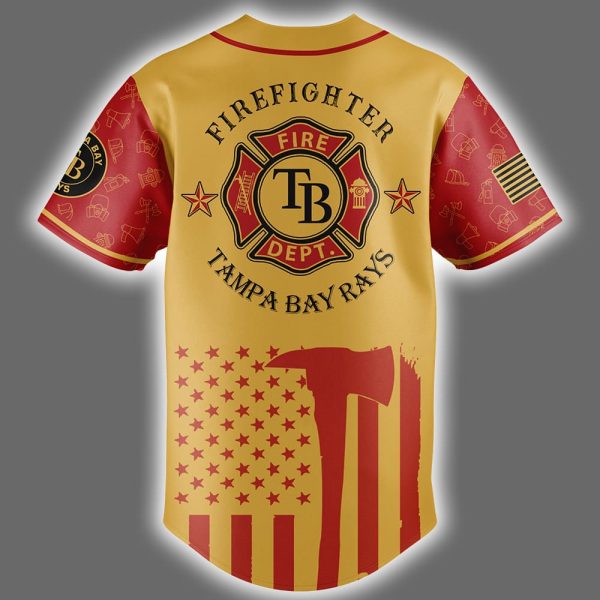 Rays Firefighter Appreciation Night Jersey 2025 3