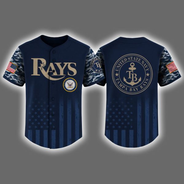 Rays US Navy Appreciation Night 2025 Baseball Jersey