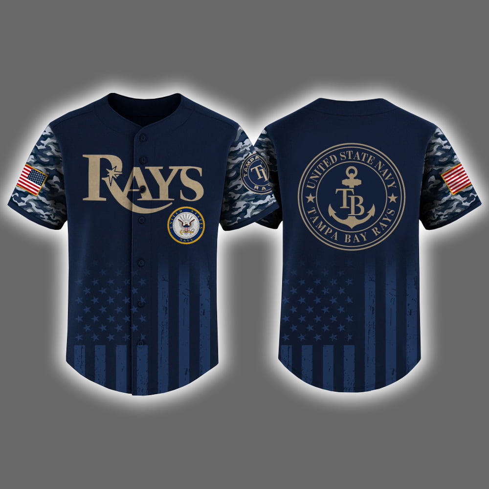 Rays US Navy Appreciation Night 2025 Baseball Jersey Rays US Navy Appreciation Night 2025 Baseball Jersey
