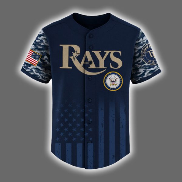 Rays US Navy Appreciation Night 2025 Baseball Jersey 2