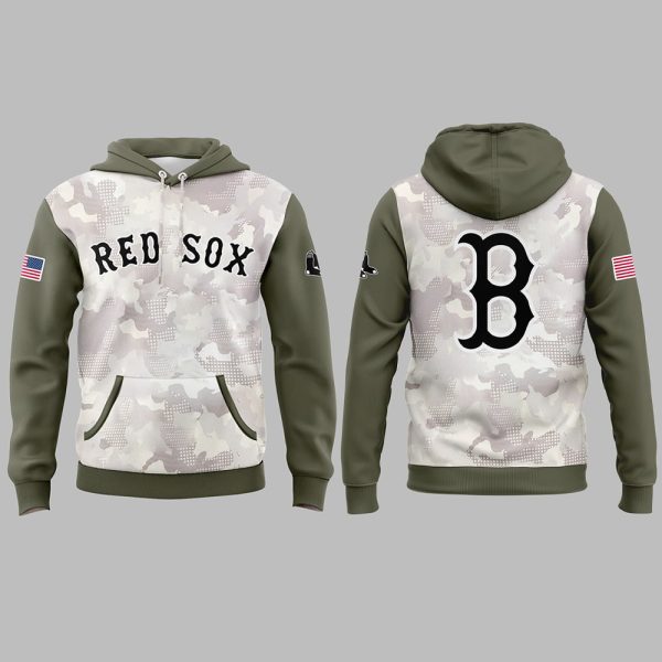 Red Sox 2025 Armed Forces Day Hoodie