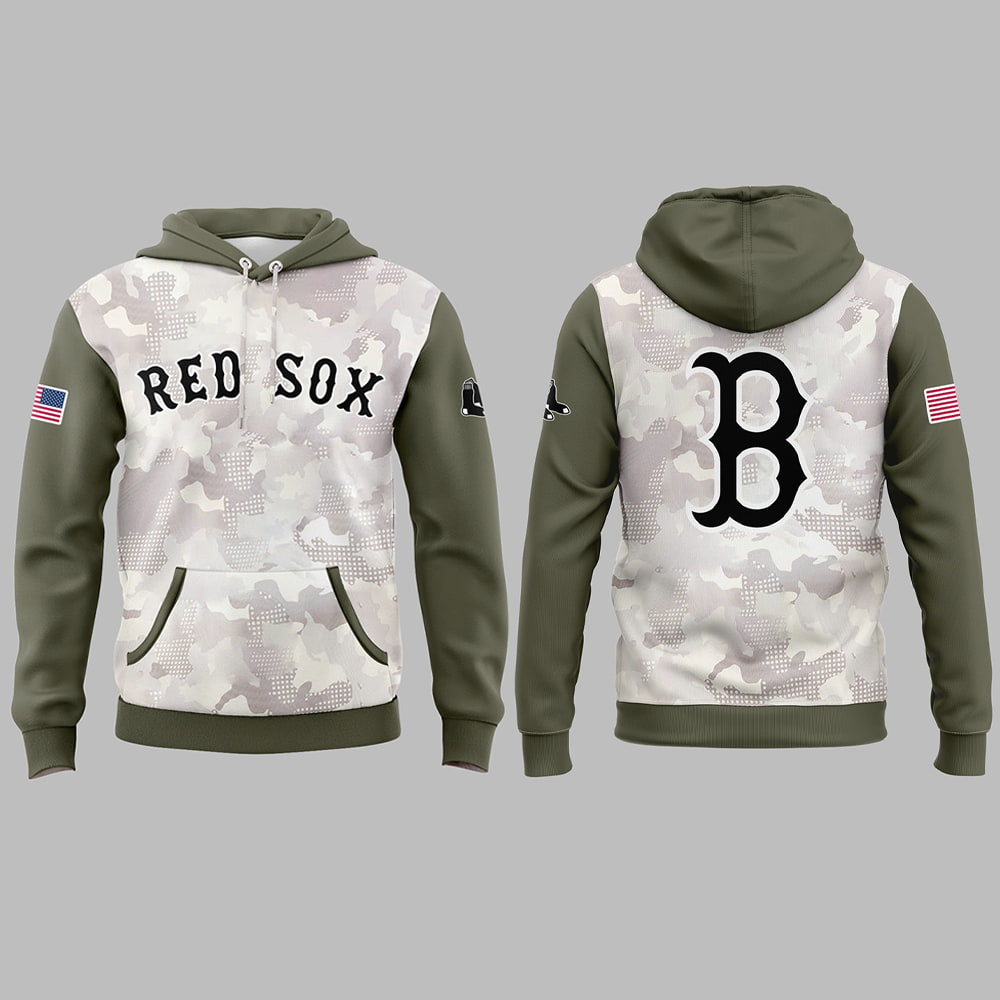 Red Sox 2025 Armed Forces Day Hoodie Red Sox 2025 Armed Forces Day Hoodie