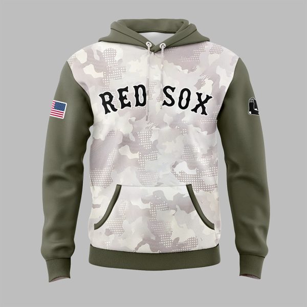 Red Sox 2025 Armed Forces Day Hoodie 2