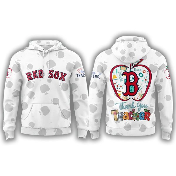 Red Sox Happy Teacher Day 2025 Hoodie Joggers Cap