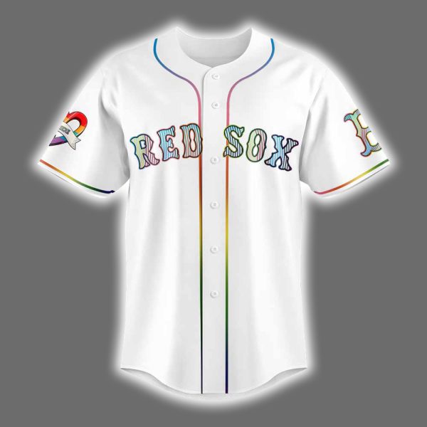 Red Sox LGBTQ Pride Night 2025 Jersey 2