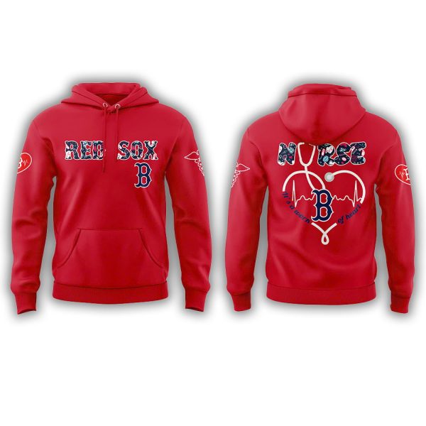 Red Sox Nurses Night 2025 Hoodie Joggers Cap