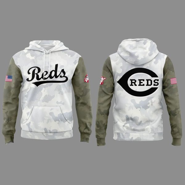 Reds 2025 Armed Forces Day Hoodie