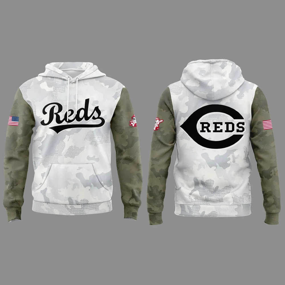 Reds 2025 Armed Forces Day Hoodie Reds 2025 Armed Forces Day Hoodie
