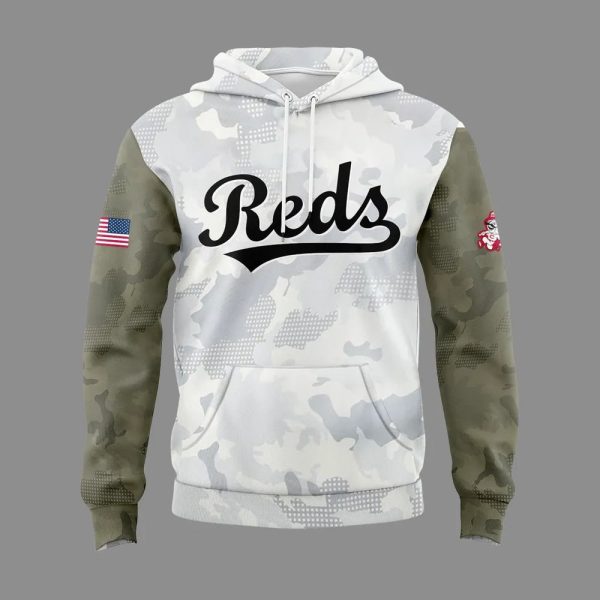 Reds 2025 Armed Forces Day Hoodie 2
