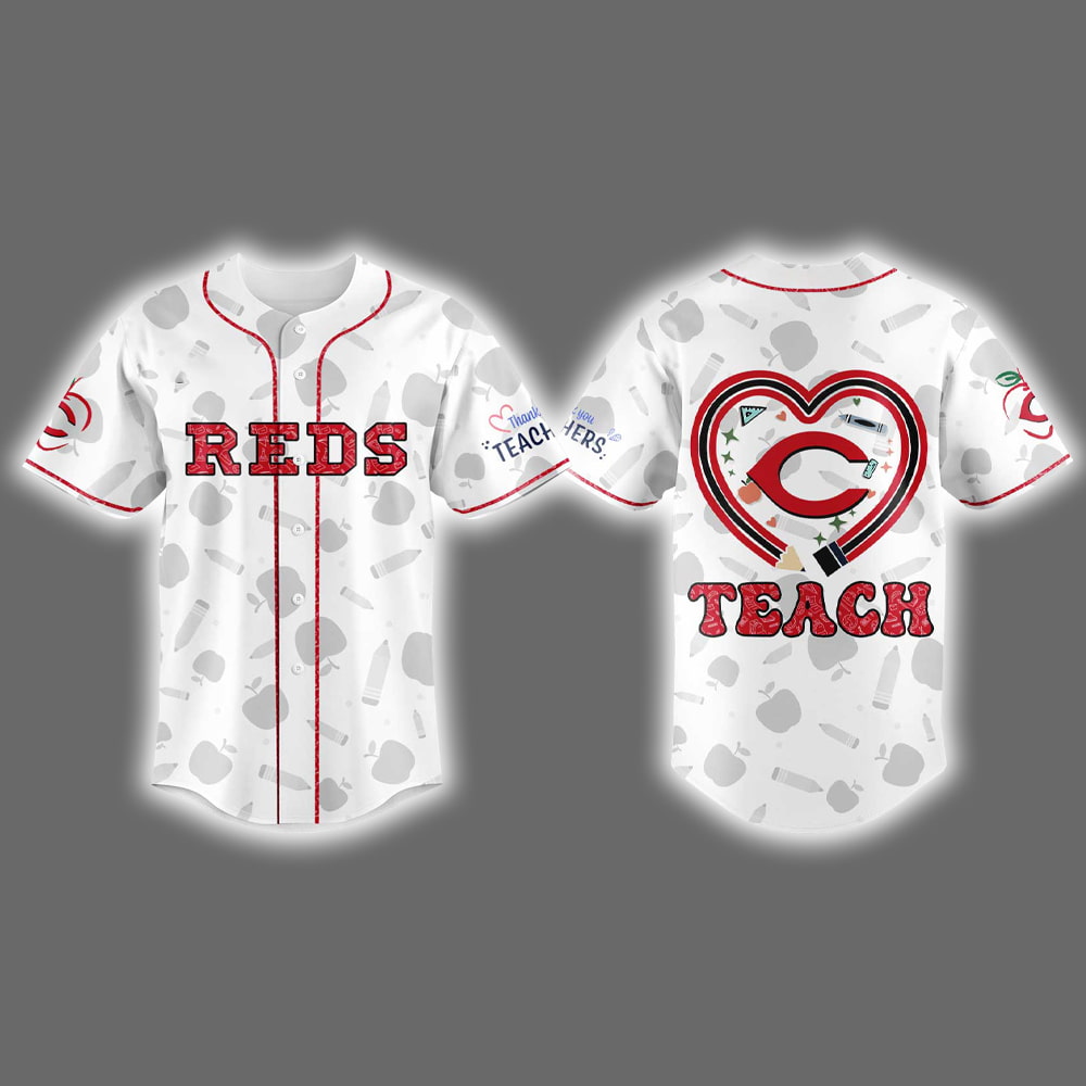 Reds 2025 Teacher Appreciation Jersey Reds 2025 Teacher Appreciation Jersey