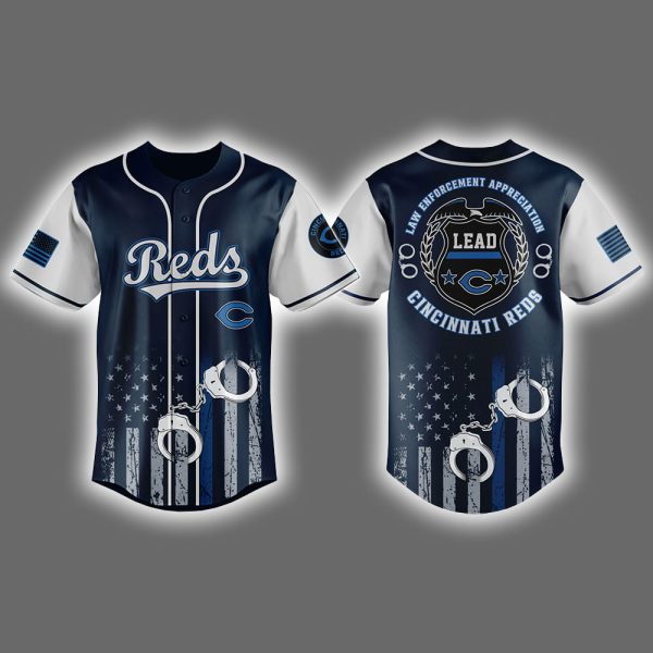 Reds Law Enforcement Appreciation Day Jersey 2025