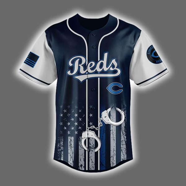 Reds Law Enforcement Appreciation Day Jersey 2025 2