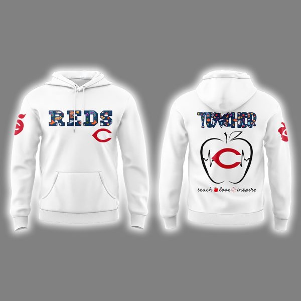 Reds Teacher Appreciation Night 2025 Hoodie Joggers Cap