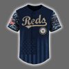 Reds US Navy Appreciation Night 2025 Baseball Jersey 2